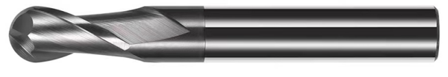 Ocut HRC45 Carbide Ball End Mills 2F High Quality 1-20mm End Mill Cutters - 2F Bull nose mill - 1