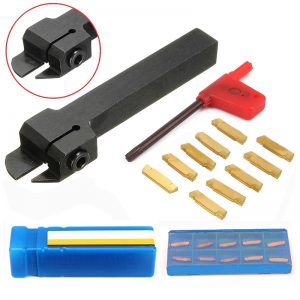 Ocut 1pcs MGEHR1212-2 Holder Boring Bar Tool with 10pcs MGMN200-G Inserts and Wrench for CNC Lathe Cutter Turning Tools