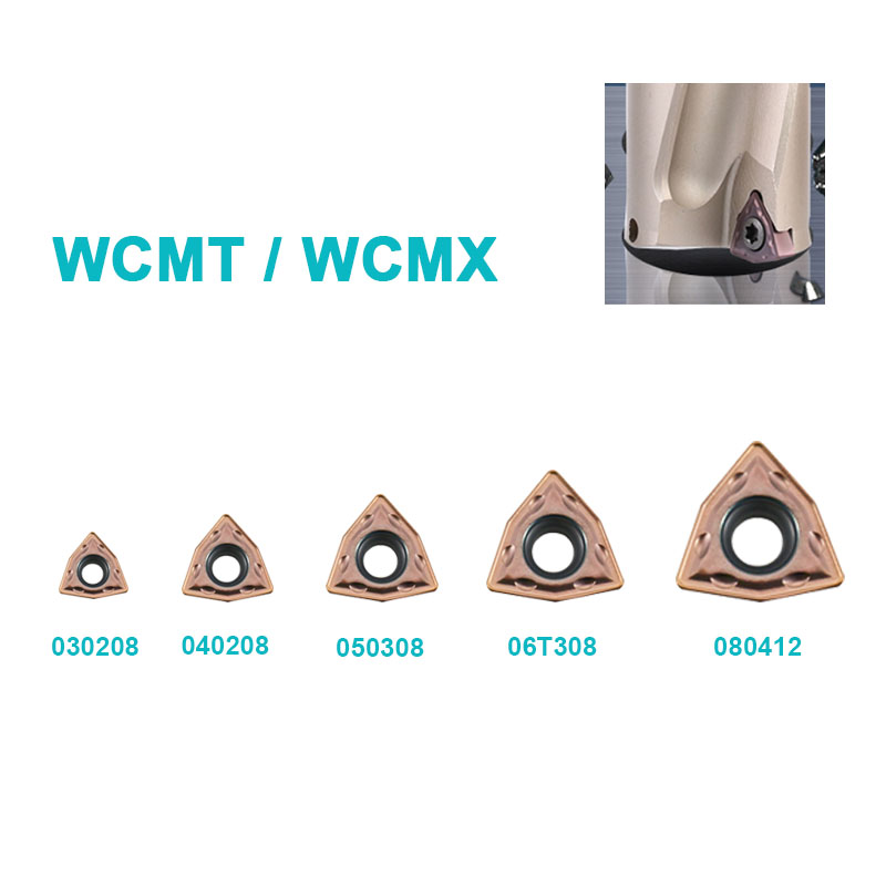 Ocut Carbide Insert WCMT / WCMX Insert for U drill Insert WC type SP Flat Bottom Violent Drill with CNC Insert Fast Drill - Inserts - 1