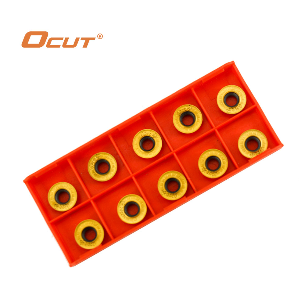Ocut Carbide Insert CNC Milling Insert R5/R6/R8 Round Insert RPMW1003MO/RPMT1204/RDMT1204MO for Steel - Inserts - 1