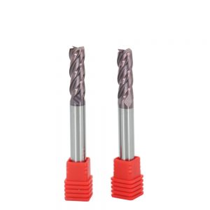 Ocut HRC55 Round Nose Milling Cutter 4-edge Tungsten Steel Alloy Bull Nose Cutter Extended R-angle Coated End Mill R0.2 R0.5 R1 R2 R3