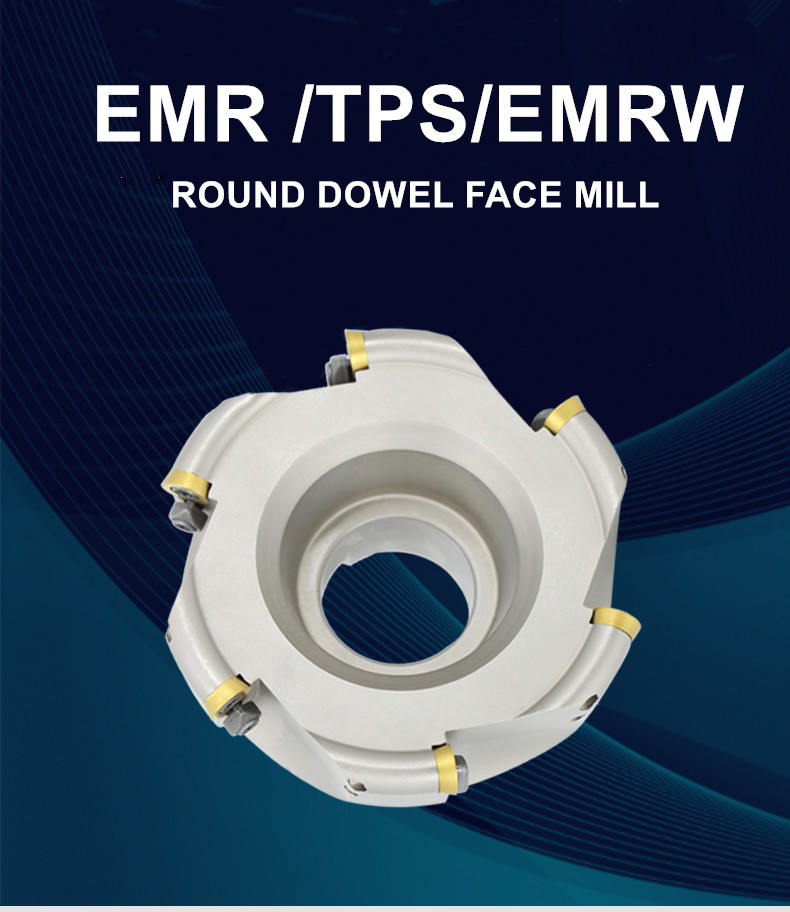Ocut Milling Tools EMR / EMRW Type Round Insert Face Mill 22mm / 27mm / 32mm Milling Cutter for ROMT Insert - Face mill - 1