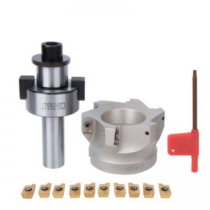 Ocut Face Milling Cutter Set C20-FMB22 Arbor+ 400R 50 22 4T Face Mill + 10PCs APMT Insert