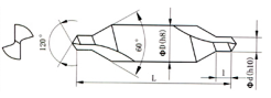 Ocut HSS Center Drill 1-10mm Straight Flute / Spiral Flute High-speed Steel Material Containing Cobalt M2 / M35 / M42 Center Drill - Drill center - 2