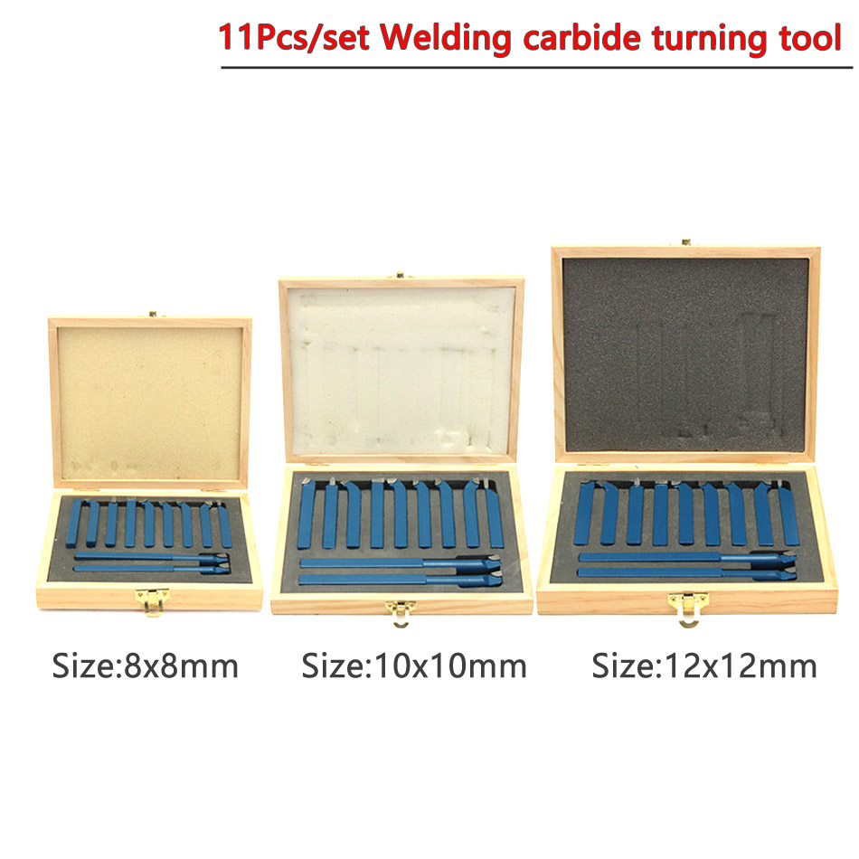 Ocut 6mm 8mm 10mm 12mm 11PCS Set Welding CNC Turning Tool Holder - Welded carbide turning tools - 1