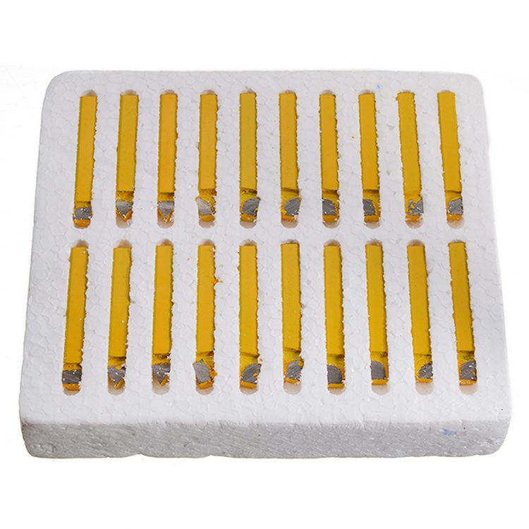 Ocut 20Pcs Set 14 Carbide Tip Lathe Cutter Tipped Bit Set Lathe Turning Milling Cutting Tool For Metal Welding Turning Tool Holder - Welded carbide turning tools - 2