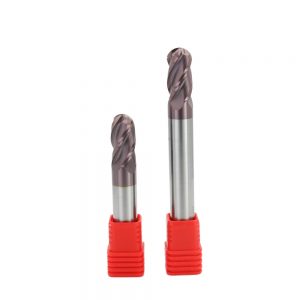 Ocut HRC45 HRC55 Carbide Ball End Mills 4F High Quality R0.5-R10 mm Ball End Mill Cutters