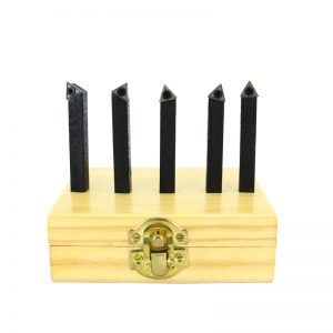 Ocut 5-Piece Cnc Turning Tool Holder Set 5/16″ External Turning Tool Holder Machine Clamp Small Turning Tool Insert Set