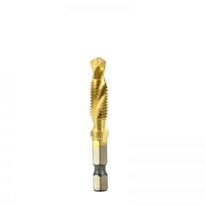 Ocut Tapping Drill Bit High-Speed Steel Titanium-Plated Tap Hexagonal Shank Multi-Functional Drilling And Tapping Integrated Tap