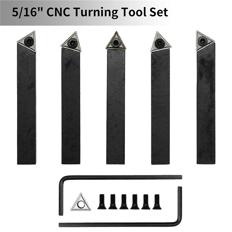 Ocut 5-Piece Cnc Turning Tool Holder Set 5/16