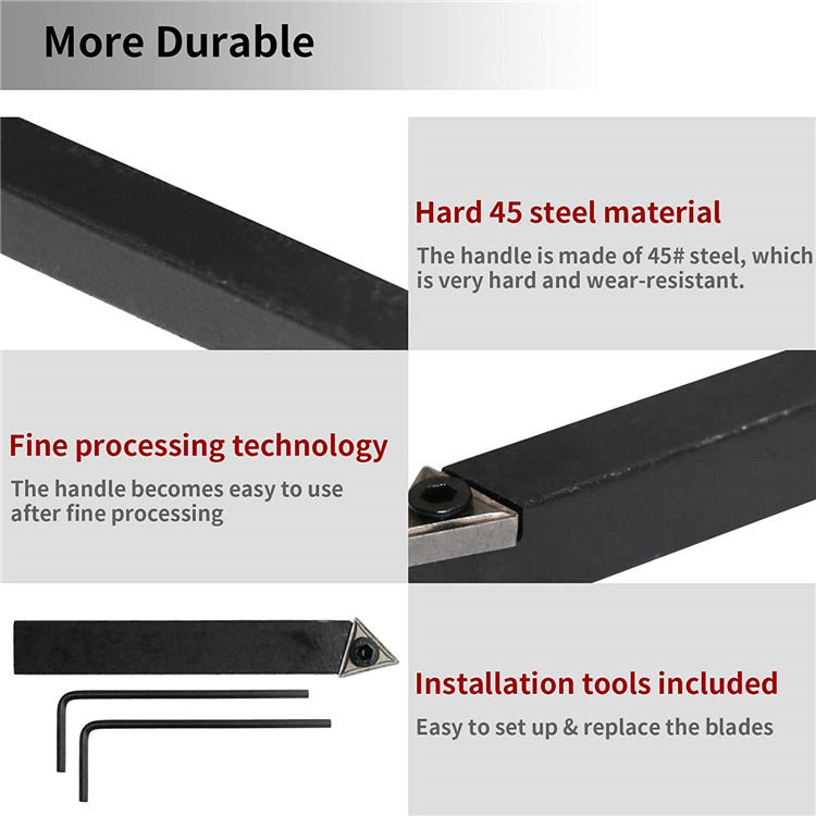 Ocut 5-Piece Cnc Turning Tool Holder Set 5/16