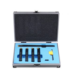 Ocut Tools 12mm 5 pcs set Indexable Turning Tool Set (4 Pc Turning + 1 Pc Boring) use TCMT Insert