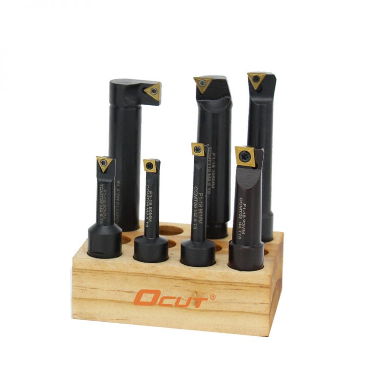 Ocut F1 Rough Boring Cutters Indexable Carbide Insert Tool Holder 12mm-6pcs / 18mm-7pcs Carbide Boring Bar for CNC