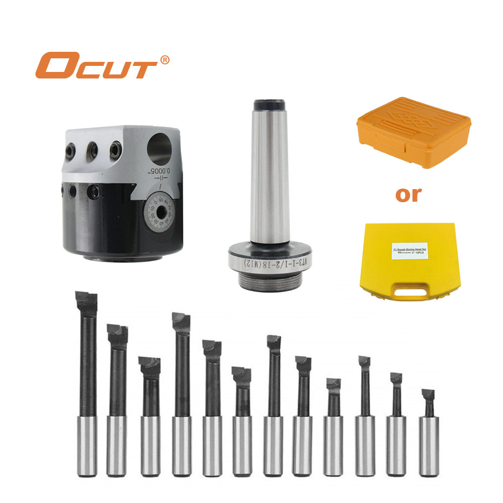 Ocut F1 – 12 50mm MT2 MT3 MT4 MT5 Boring Shank Boring Set 12MM Adjustable Boring Head Set - Rough boring - 3