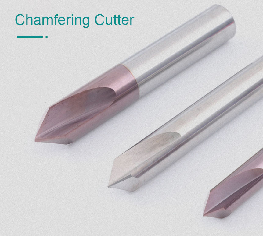 Ocut Tungsten Steel Chamfering Cutter 60 Degrees 90 Degrees 120 Degrees Straight Groove Carbide 2-Edge Milling Cutter - Chamfering and deburring tools - 1