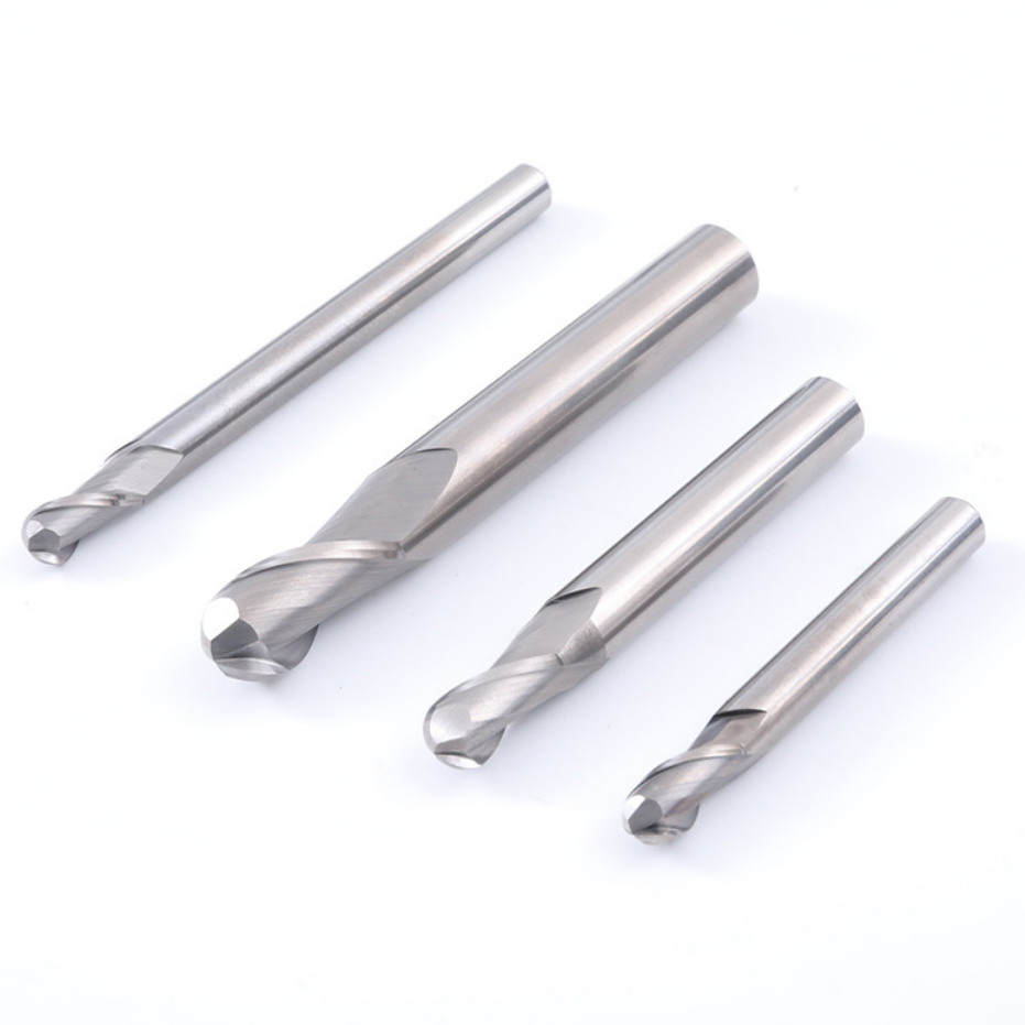 Ocut HRC45 HRC55 2F Ball Nose End Mills Carbide Ball End Mills 2F R0.5-R10mm End Mill Cutters for Aluminum - 2F Bull nose mill - 1